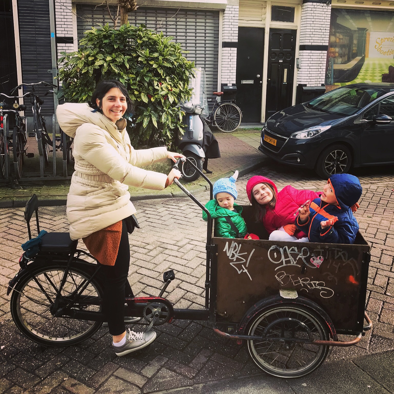 Biking in Amsterdam Photo of Tiffany Nieslanik